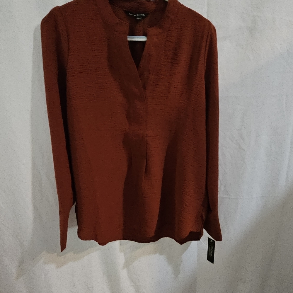 Zac & Rachel Terracotta Blouse